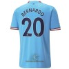 Officiële Voetbalshirt Manchester City Bernardo 20 Thuis 2022-23 - Heren